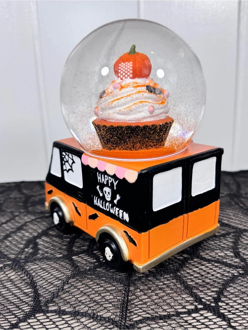 NEW Summerween Timeless Frights Ice Cream Truck Halloween Snow Globe
